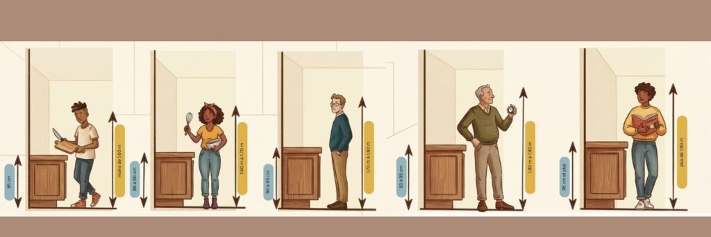 Quelle hauteur de plan de travail choisir pour sa cuisine ?