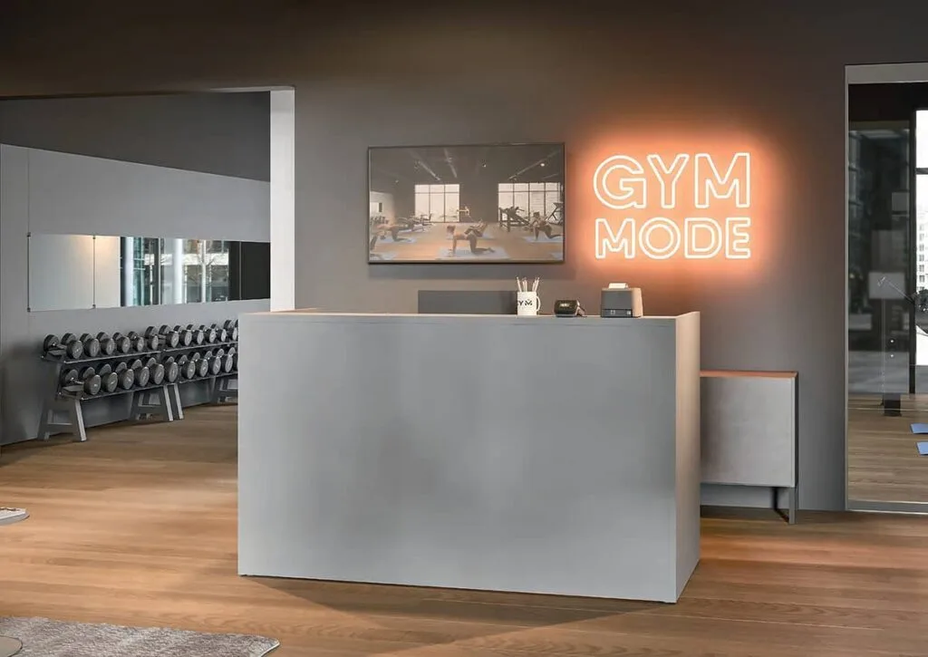 Commerces & boutiques - Accueil salle de sport