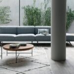 Décoration - Canapé haut de gamme dans un salon moderne
