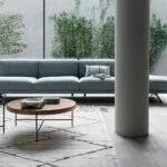 Décoration - Canapé haut de gamme dans un salon moderne