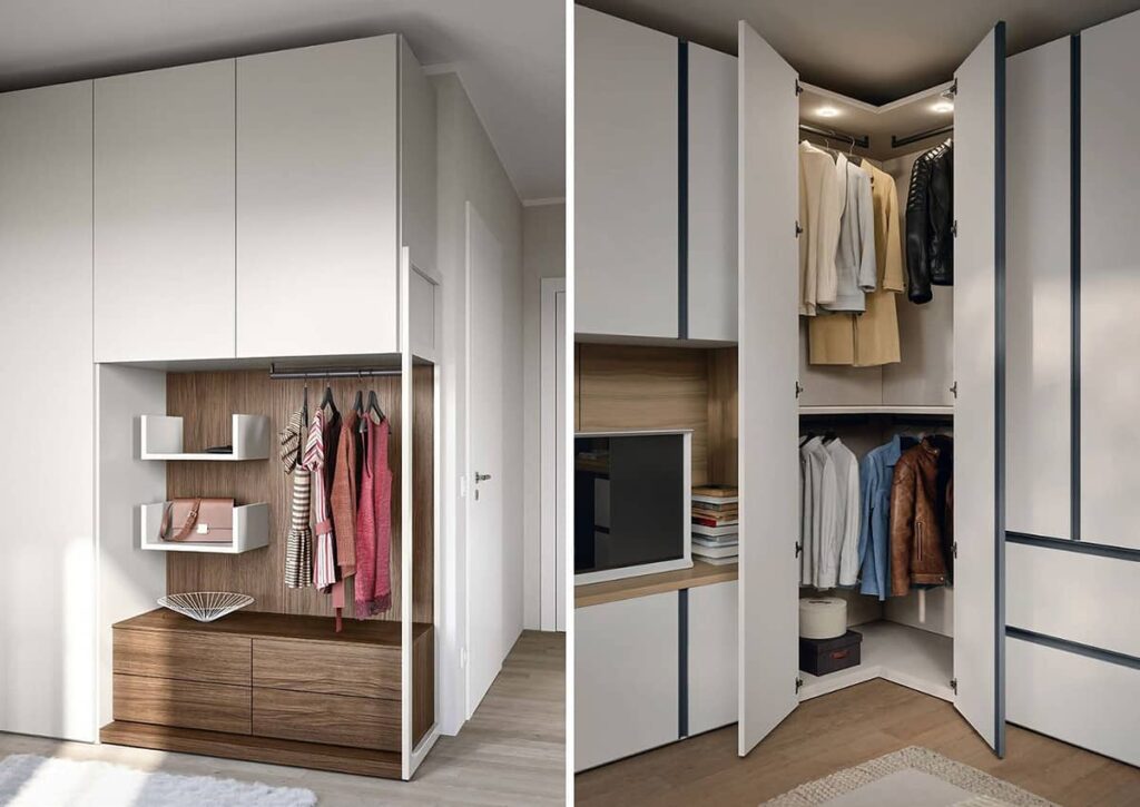 Dressing - Fermé par portes sur-mesure