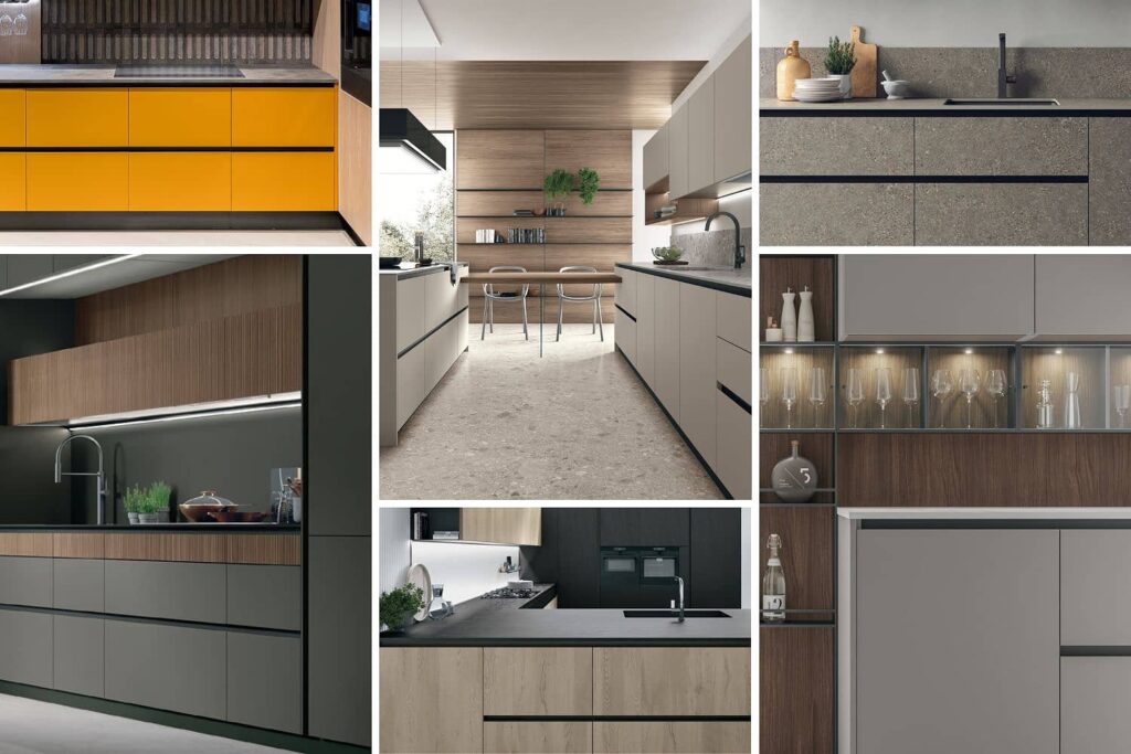 Poignées pour façades sans poignée pour cuisine design
