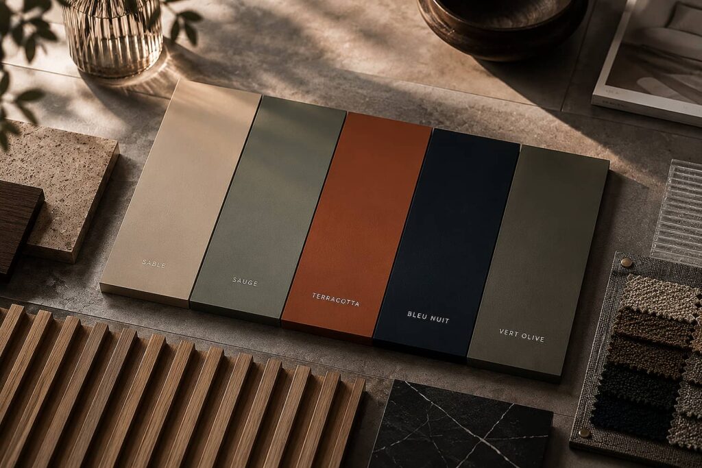 Couleurs & matériaux - Palette de couleurs de décoration