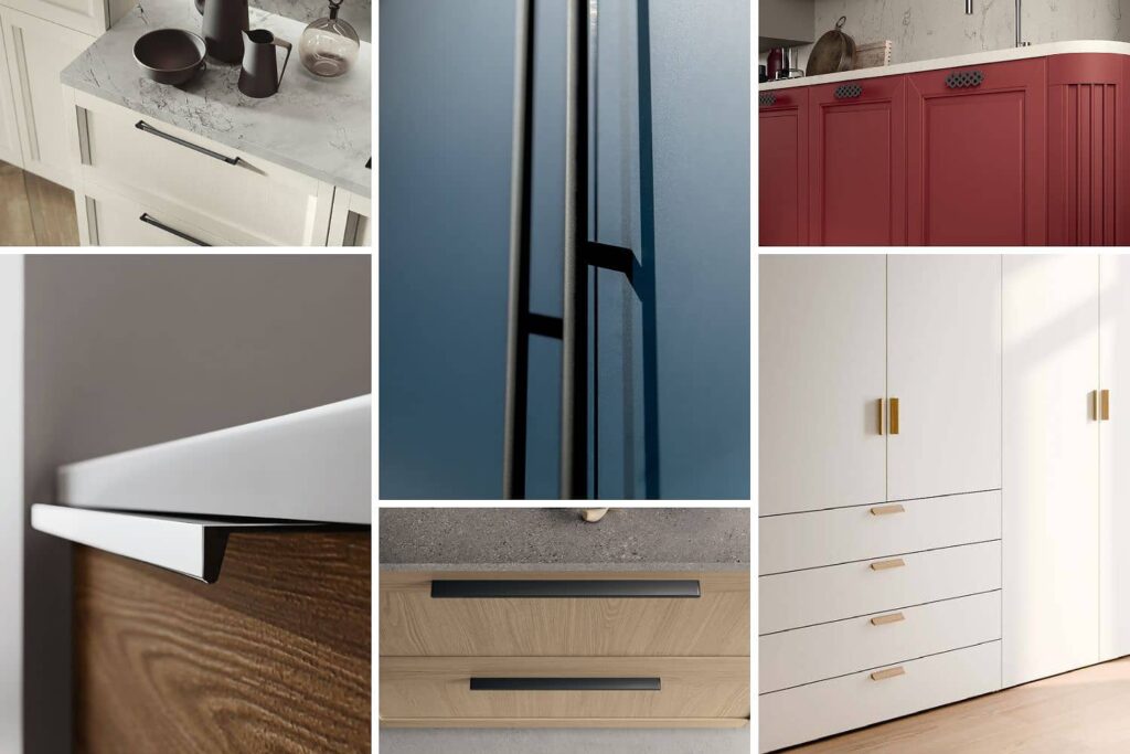 Poignées - Longues ou courtes pour mobilier sur-mesure